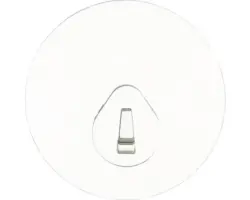 Haken Form & Style wiederverwendbar 2 Stück transparent