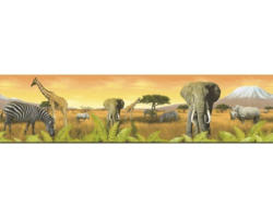 Bordüre 6901-11 Only Borders Tiere Afrika 5 m x 26 cm