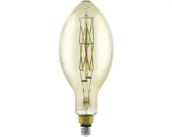 LED Lampe E27 600 lm 3000 K 8 W Ø 14 cm Birnenform warmweiß