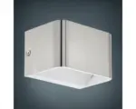 Hornbach LED Wandleuchte Sania 6W 600 lm 3000 K 4 nickel/matt 1-flammig