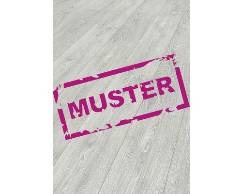 Muster Rundprofil Fichte weiss transparent