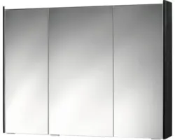 LED-Spiegelschrank Jokey KHX 100 3-türig 100x74x14.2 cm schwarz