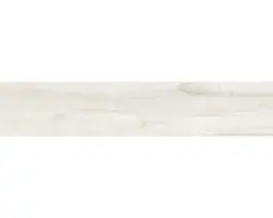 Feinsteinzeug Bodenfliese Limewood 23,3x120,0 cm weiß matt