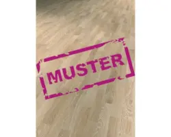 Handmuster Parkett 13.0 Eiche grauweiß ausgeglichen matt