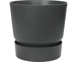Pflanztopf elho greenville Kunststoff Ø 25 cm H 23,3 cm schwarz