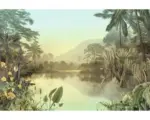 Hornbach Fototapete Vlies HX8-049 Lac Tropical 8-tlg. 400 x 270 cm