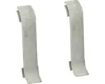 Hornbach Verbinderfür Klemmsockelleiste Steingrau 50 x 22 mm 2 Stück