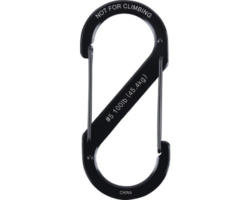 Karabinerhaken Nite Ize S-Biner® Stainless Steel Dual Carabiner SB5-03-01 schwarz