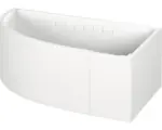Hornbach Wannenträger Wesko zu Badewanne Poel Mod.B rechts 175x110 cm