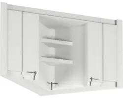 Füllstück Wesko für Übereckeinbau zu Badewanne Labos 79,9x113 cm