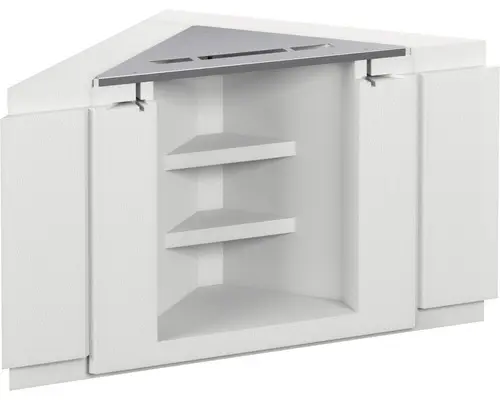 Füllstück Wesko mit Montageblock und Armaturenplatt zu Badewanne Labos 79,9x113 cm