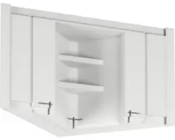 Füllstück Wesko mit Montageblock und Armaturenplatt für Übereckeinbau zu Badewanne York 74x104,7 cm