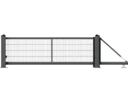 Schiebetor GAH Alberts Lektor DSM 6/5/6 inkl. Handsender 679x100 cm anthrazit