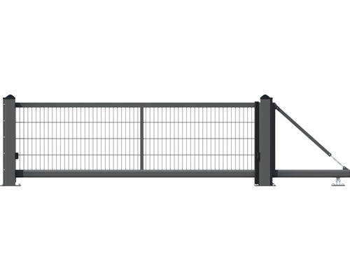 Schiebetor GAH Alberts Lektor DSM 6/5/6 inkl. Handsender 419x100 cm anthrazit