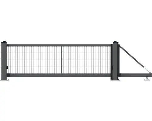 Schiebetor GAH Alberts Lektor DSM 6/5/6 inkl. Handsender 679x100 cm anthrazit