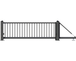 Schiebetor GAH Alberts Lektor Vierkant inkl. Handsender 679x140 cm anthrazit