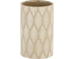 Keramik Zahnputzbecher Tupian beige