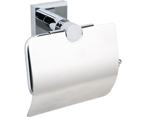 Toilettenpapierhalter Tesa hukk mit Deckel chrom