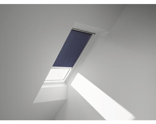 VELUX Sichtschutzrollo blau solarbetrieben RSL 5 9050S