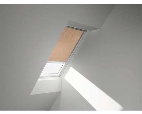 VELUX Wabenplissee uni goldbeige elektrisch FMC 5 1049S