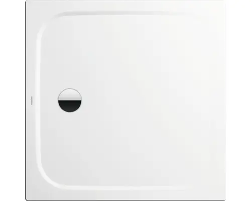 Extraflache Duschwanne Kaldewei Cayonoplan 90x90x1,8 cm weiß matt mit Antirutschbeschichtung