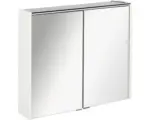 Hornbach LED-Spiegelschrank Fackelmann Denver Hype 3.0 2-türig 80x68,5 cm weiß