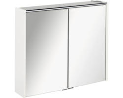 LED-Spiegelschrank Fackelmann Denver Hype 3.0 2-türig 80x68,5 cm weiß