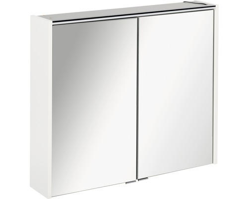 LED-Spiegelschrank Fackelmann Denver Hype 3.0 2-türig 80x68,5 cm weiß