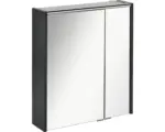 Hornbach LED-Spiegelschrank Fackelmann Denver Hype 3.0 2-türig 60x68,5 cm anthrazit