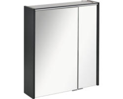 LED-Spiegelschrank Fackelmann Denver Hype 3.0 2-türig 60x68,5 cm anthrazit