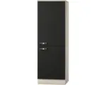 Hornbach Kühlumbauschrank Optifit Faro anthrazit 60x174,4x60 cm mit Drehtür