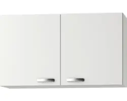 Hängeschrank Optifit Lagos weiß glänzend 100x57,6x34,6 cm mit Drehtür