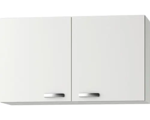 Hängeschrank Optifit Lagos weiß glänzend 100x57,6x34,6 cm mit Drehtür