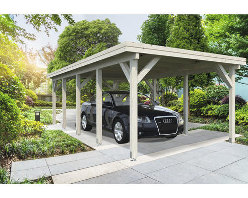 Einzelcarport Palmako Karl 23,1 m² 360 x 762 cm tauchgrundiert