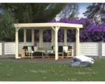 Hornbach Glaselement Palmako Pavillon Lucy 12,2 m² 103x230 cm tauchgrundiert