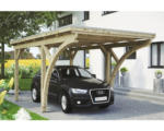 Hornbach Einzelcarport Konsta Aluminium-Dachplatten inkl. 2 Einfahrtsbögen und H-Anker 304x500 cm natur