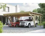 Hornbach Doppelcarport Konsta inkl. Bögen 618x500 cm natur