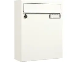 Briefkasten MEFA Sonate BxHxT 260x330x110 mm pulverbeschichtet weiß