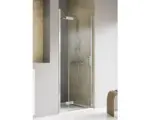 Hornbach Drehtür für Nische Schulte ExpressPlus TouraPlus 800x2000 mm Anschlag links Einstiegsbreite 480 mm Echtglas Klar hell chromoptik mit schmutzabweisender Glasbeschichtung mit Stangengriff