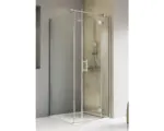 Hornbach Drehtür mit Seitenwand Schulte ExpressPlus TouraPlus EP660414 800x800x2000 mm Anschlag rechts Echtglas Klar hell chromoptik mit schmutzabweisender Glasbeschichtung