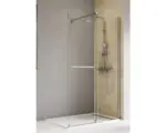 Hornbach Raumdusche mit Schiebetüre Schulte ExpressPlus TouraPlus 1200x2000 mm Anschlag rechts Echtglas Klar hell chromoptik Rollen unten mit schmutzabweisender Glasbeschichtung