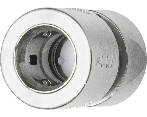 plus-Schlauchstück GEKA Messing 3/4" Wasserstopp