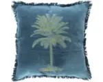 Hornbach Kissen Palme blau 45x45 cm