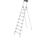 Hornbach Hailo L80 ComfortLine Aluminium-Sicherheits-Stehleiter 8 Stufen