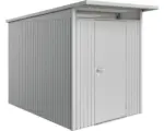 Hornbach Gartenhaus Biohort Avantgarde inkl. Dachrinne Oberlicht Regale Set Lüftung 174 x 254 cm silber-metallic