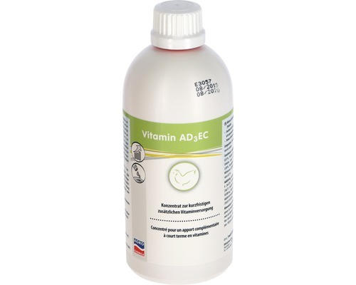 Ergänzungsfuttermittel, Vitaminkonzentrat AD3EC 500 ml