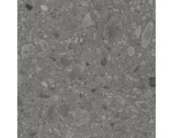 Feinsteinzeug Terrassenplatte Donau grau glasiert matt 60x60x2 cm rektifiziert