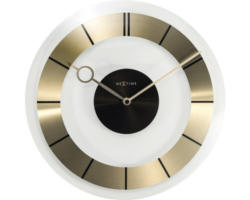 Wanduhr Retro gold Ø 31 cm