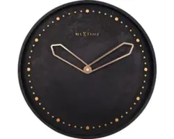 Wanduhr Cross schwarz Ø 35 cm