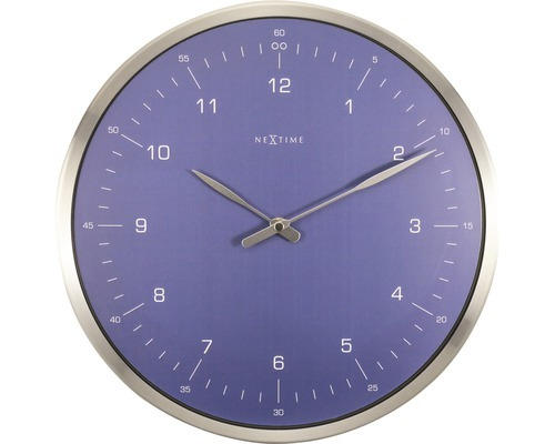 Wanduhr 60 Minuten blau Ø 33 cm